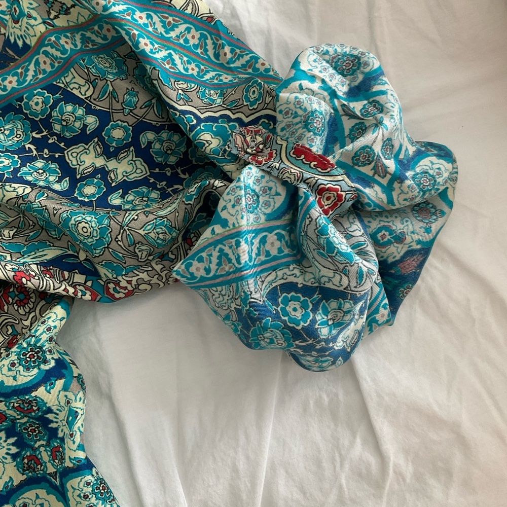 Johnny Was Multicolor Patterned Boho Blouse - L - Picture 4 of 4